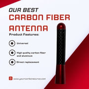 Carbon Fiber AM/FM Antenna