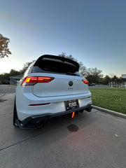 VW MK8 GTI carbon fiber diffuser