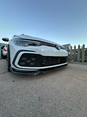 VW MK8 GTI carbon fiber front lip