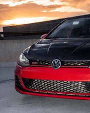 VW MK7 GTI carbon fiber hood