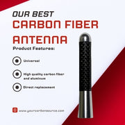 Carbon Fiber AM/FM Antenna