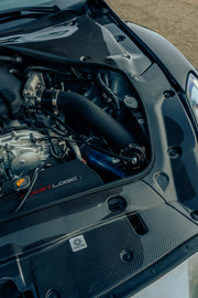 Carbon Fiber engine bay panels for the Nissan GTR R35