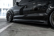 Audi RS3 Carbon Fiber Side Skirt Extensions | Enhance Your Vehicle