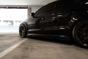 Audi RS3 Carbon Fiber Side Skirt Extensions | Enhance Your Vehicle